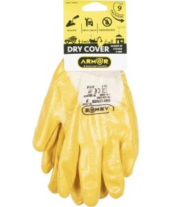 Guanti Dry Cover in cotone e NBR tg. 9