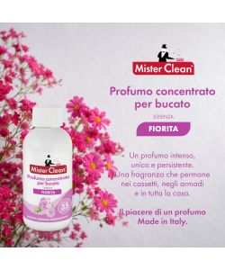 Mister Clean Profumo Concentrato per Bucato Essenza Fiorita - 250ml