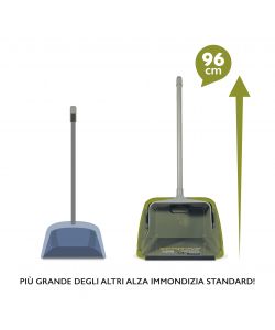 Lady Doc Alzaimmondizie Basculante Paletta Plastica Rossa 35x36xh84 cm