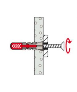 Fischer Tasselli con Vite DUOPOWER - Nylon Universale 6x30mm