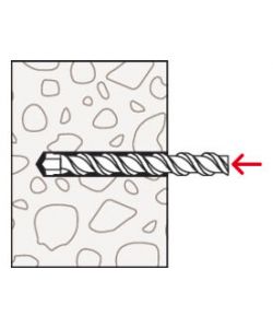 Fischer Tasselli con Vite DUOPOWER - Nylon Universale 6x30mm