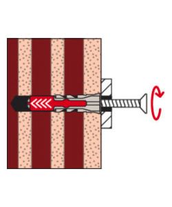 Fischer Tasselli con Vite per Murature e Cartongesso - 8mm 40mm