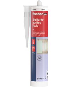 Fischer Sigillante Acrilico Liscio Verniciabile Bianco - 310 ml