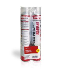 Schiuma poliuretanica Universale Bipack 2x750 ml Fischer