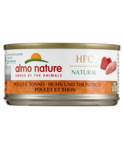 Almo Nature HFC Natural Gatto Pollo e Tonno 70 g - Alimento Umido
