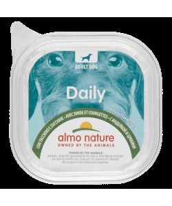 Almo Nature Pat� Tacchino Zucchine 100 g - Alimento Completo per Cani