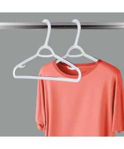 Domopak Living Set Appendiabiti Antiscivolo - Bianco - 8 Pezzi