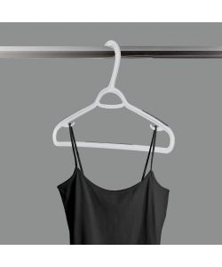 Domopak Living Set Appendiabiti Antiscivolo - Bianco - 8 Pezzi