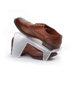 Gradino Salvaspazio per Scarpe Bianco 14x24,5x14 cm Domoliving