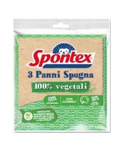 Panno Spugna Bio Eco Pz 3 Cm 18X19 Spontex