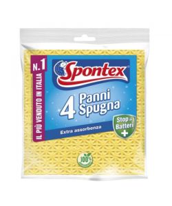 Panno Spugna Pz 4 Cm 18X19 Spontex