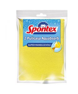 Panno Spugna Aquabsorb Pz 2 Cm 30X30 Spontex