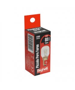 Beghelli Lampadina Pera E14 15W Multicolore per Forno fino a 300�C