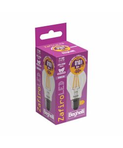 Beghelli Lampadina Led Zafiro Goccia E27 - 6W 810lm 2700K