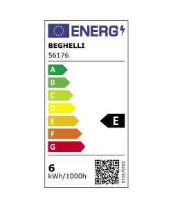 Beghelli Lampadina Led Zafiro Goccia E27 - 6W 810lm 4000K
