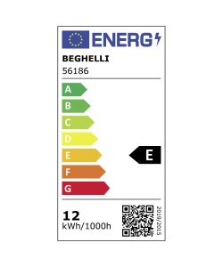 Beghelli Lampadina Led Zafiro Goccia E27 - 12W 1600lm 2700K