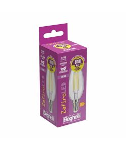 Beghelli Lampadina Led Zafiro Oliva E14 - 6W 800lm 4000K