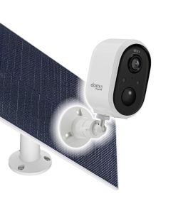 Beghelli Telecamera Outdoor Full HD con Pannello Solare Bianco - Sicurezza Esterni