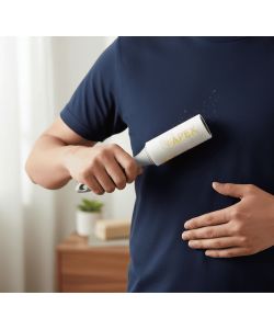 Apex Spazzola Adesiva Rotante Grigia 70 Fogli per Peli e Polvere