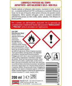 Arexons Lubrificante Svitol Serrature Spray - Incolore - 200 ml