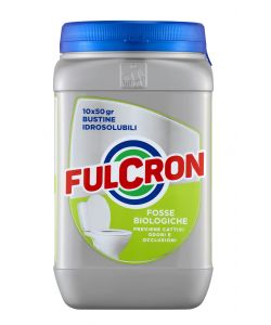 Fulcron Fosse Biologiche Bustine Idrosolubili per Pulizia WC - 10x150g