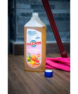 Fulcron Detergente Neutro per Pavimenti Agrumi 1L - Senza Risciacquo