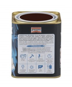 Arexons Vernice Gel Antiruggine Vernifer Marrone Brillante 750 ml
