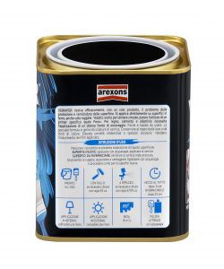 Arexons Vernice Gel Antiruggine Vernifer Nero Satinato 750 ml