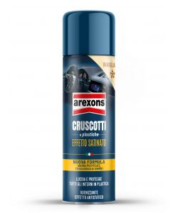 Arexons Cruscotti Satinati 400ml Vaniglia - Pulitore per Plastica Satinato
