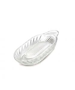 Grattugia Mele in Vetro Trasparente - 100x210x30 mm