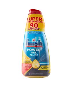 Finish Power Gel Lemon 3 x 30 lavaggi liquido lavastoviglie 3 x 600 ml