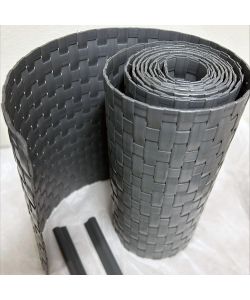 TENAX Striscia Frangivista Antracite 19x205 cm in HDPE con Clip Fissaggio