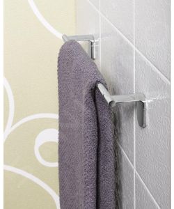 Metaform Porta Asciugamani Cromo 30 cm - Fissaggio a Parete