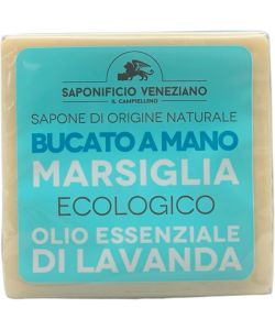 Sapone solido Marsiglia lavanda 300 g per bucato a mano - 2 confezioni