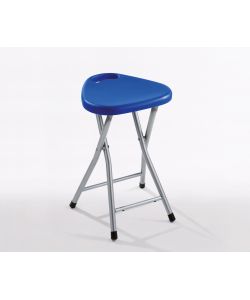 Gedy Sgabello Pieghevole Blu 30x29.3x46.5 cm per Arredobagno