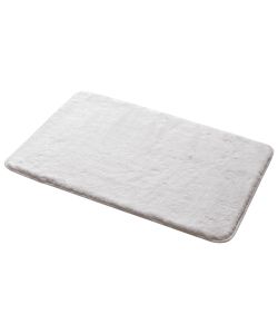 Gedy Tappeto Bagno Fuzzy Bianco 50x80 cm Morbido Antiscivolo