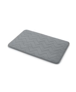Tappeto da Bagno Antiscivolo in Memory Foam - 50x80 cm - Grigio