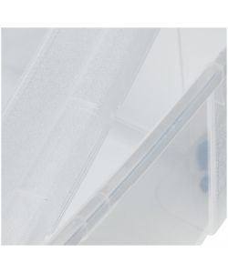 Stefanplast Contenitore con Ruote - Trasparente - 39x59x18 cm