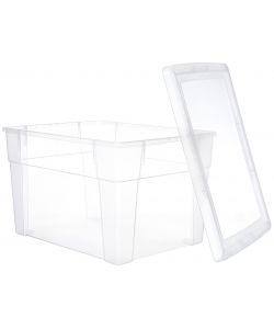 Stefanplast Box Contenitore Visualbox - Trasparente - 39x29x24 cm