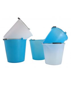 Stefanplast Secchio in Polietilene - Azzurro o Bianco - 18 l