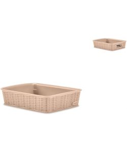 Stefanplast Cestino Elegance cm Cashmere per Casa e Lavanderia