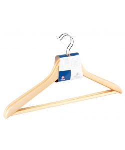 Set 2 Grucce Legno Acciaio 45x3x22 cm per Casa e Ufficio