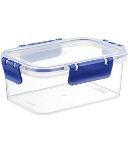 HeH Contenitore Alimentare Easymix 900 cc Rettangolare Trasparente Blu