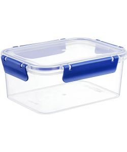HeH Contenitore Alimentare Rettangolare 1800 cc Trasparente Blu