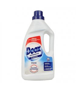 Deox Detersivo Lavatrice Liquido Classico 1200 ml - Profumo di Pulito - 24 Lavaggi