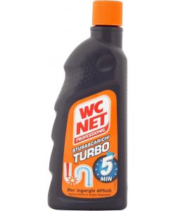 Wc Net Disgorgante Gel Professionale Turbo 500 ml per Scarichi