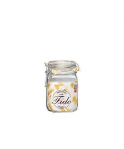 Bormioli Vaso Vetro Fido 1 lt - Barattolo Ermetico Trasparente