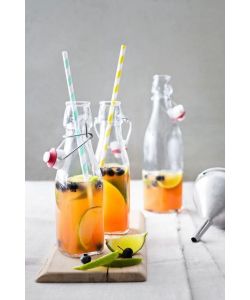 Bormioli Bottiglia Swing in Vetro con Tappo Meccanico 0,25 lt