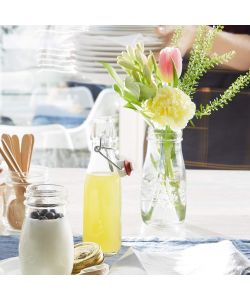 Bormioli Bottiglia Swing in Vetro con Tappo Meccanico 0,25 lt