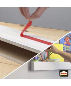 Pattex Nastro Biadesivo Millechiodi Bianco - 19 mm x 1,5 m